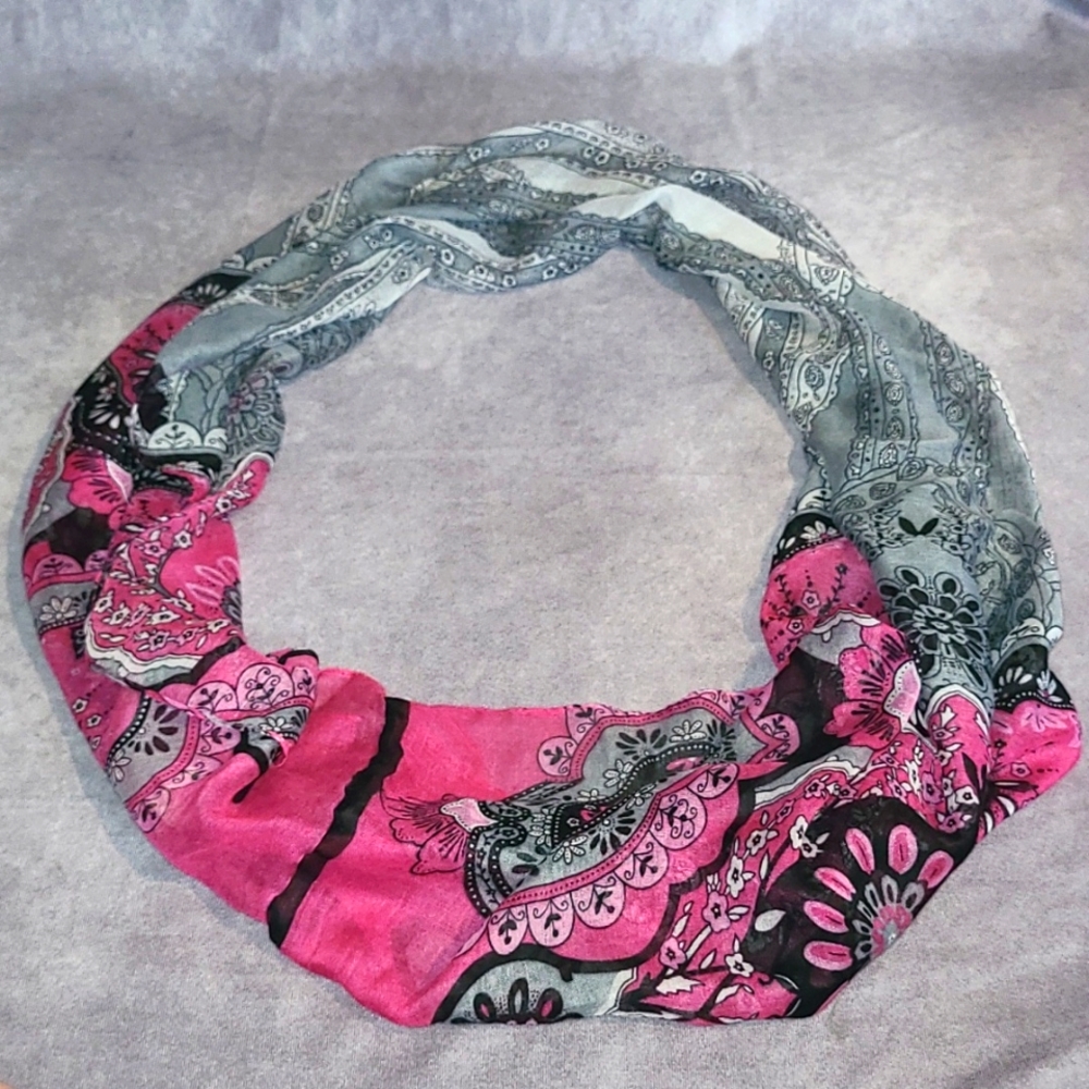 Floral Transparent Infiniti Scarf
